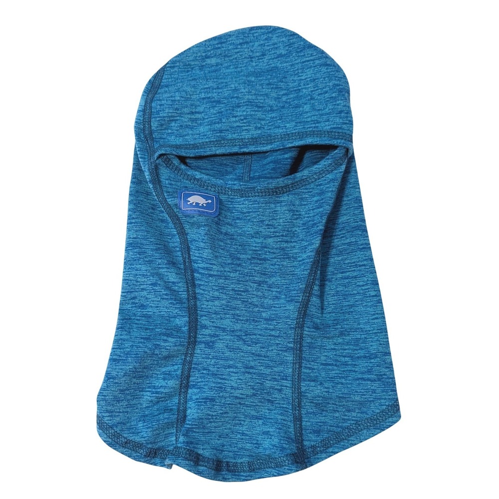 Turtle Fur Kids MaxClava Blue Heather Space Dye Balaclava Ski Mask Helmet Liner